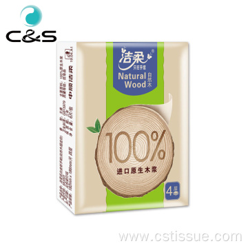 Natural Wood Facial Tissue Pocket Tissue